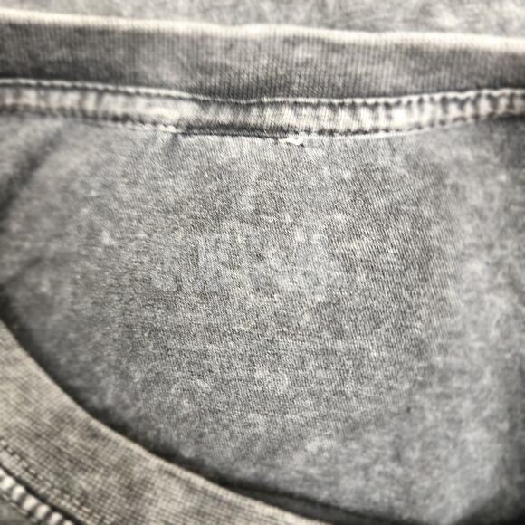 Snoop Dogg West Coast Rapper Acid Wash Black Short Sleeve T-Shirt Men's Size L - Picture 4 of 4